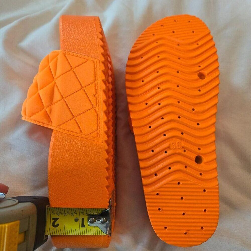 Unbranded Women's Orange Sandals - Picture 2 of 3